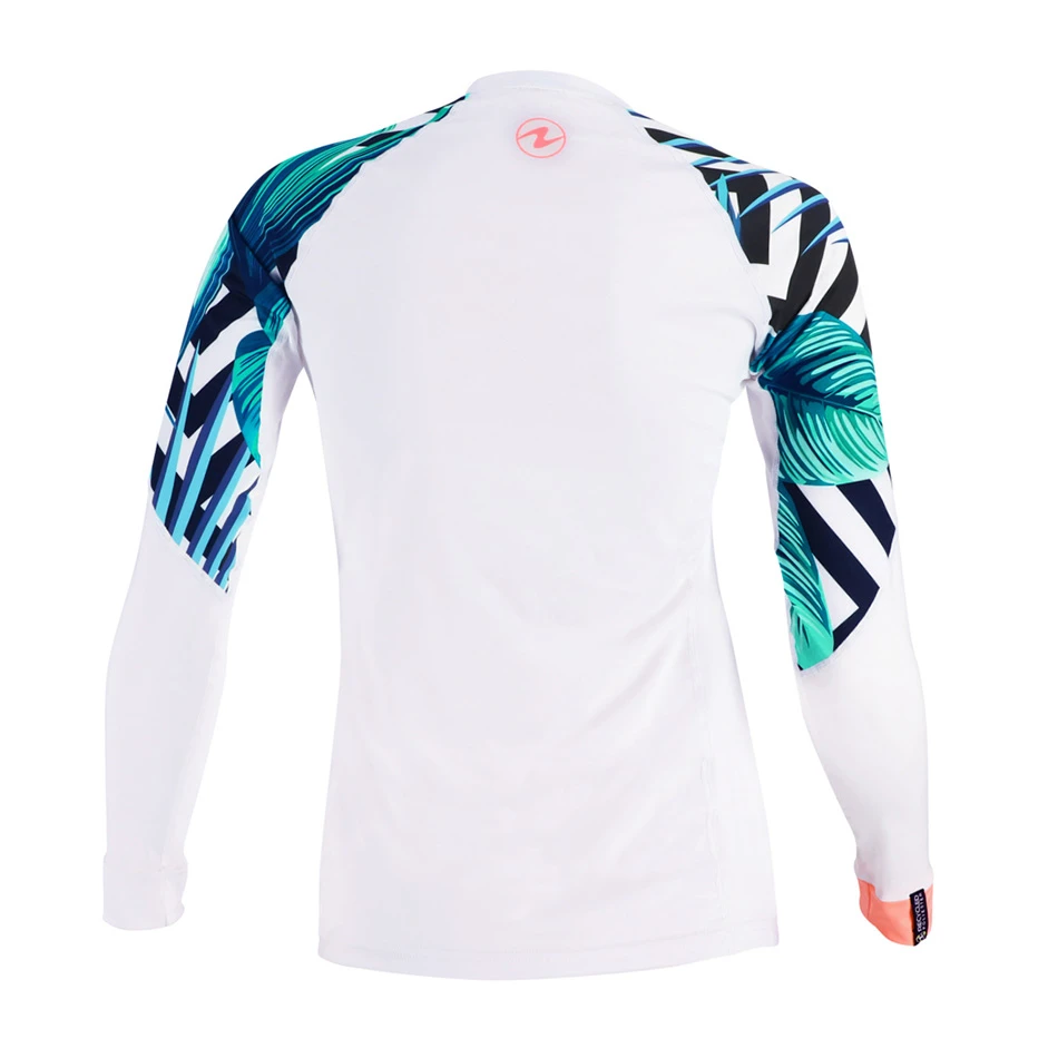 AQUALUNG RASH GUARD XSCAPE Femme Manches Longues 3 AQUALUNG RASH GUARD XSCAPE Femme Manches Longues – Image 3