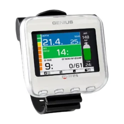 MARES GENIUS Blanc/noir Ordinateur De Plongée Sous Marine