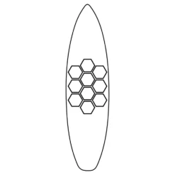 Grip De Traction SURF Antidérapant Hexapads Howzit - 10 Pcs -Paradis Marin hexapads 10 28 07 2022 09 44 59