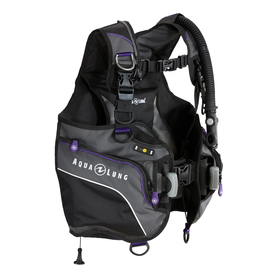 AQUALUNG PEARL NOIR/TWILIGHT Gilet Stabilisateur Pour Femme 2 AQUALUNG PEARL NOIR/TWILIGHT Gilet Stabilisateur Pour Femme – Image 2