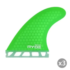 DÉRIVES SURFKITE RYDE DRAW FUTURES HONEYCOMB MEDIUM -Paradis Marin ryde aileron vert medium 1 29 09 2022 10 28 35
