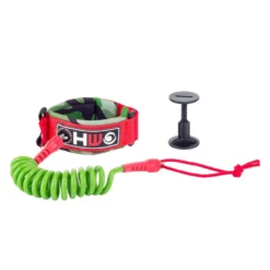 LEASH BODYBOARD HOWZIT VERT/ROUGE -Paradis Marin sans titre 70 21 01 2020 12 06 55