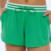 Shorts Nylon Dry Com Ribana E Regulagem Verde Classic