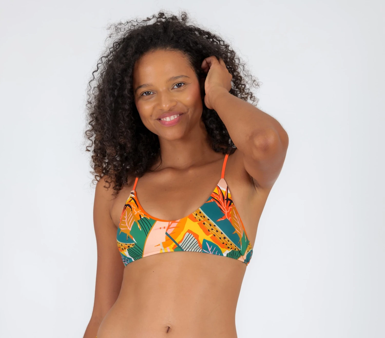 Top El-Arco Bralette-Orange 2 Top El-Arco Bralette-Orange – Image 2
