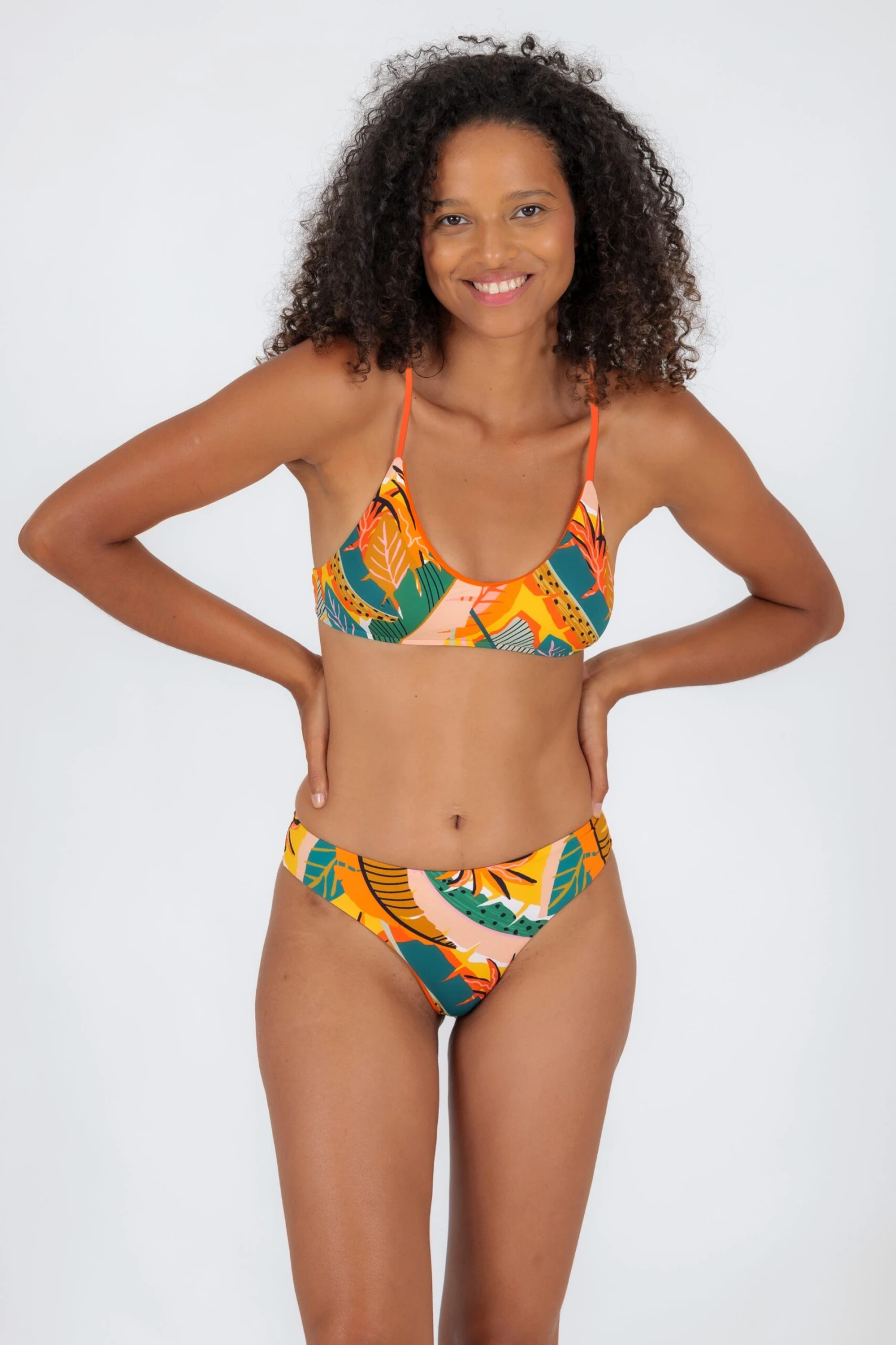 Top El-Arco Bralette-Orange 3 Top El-Arco Bralette-Orange – Image 3