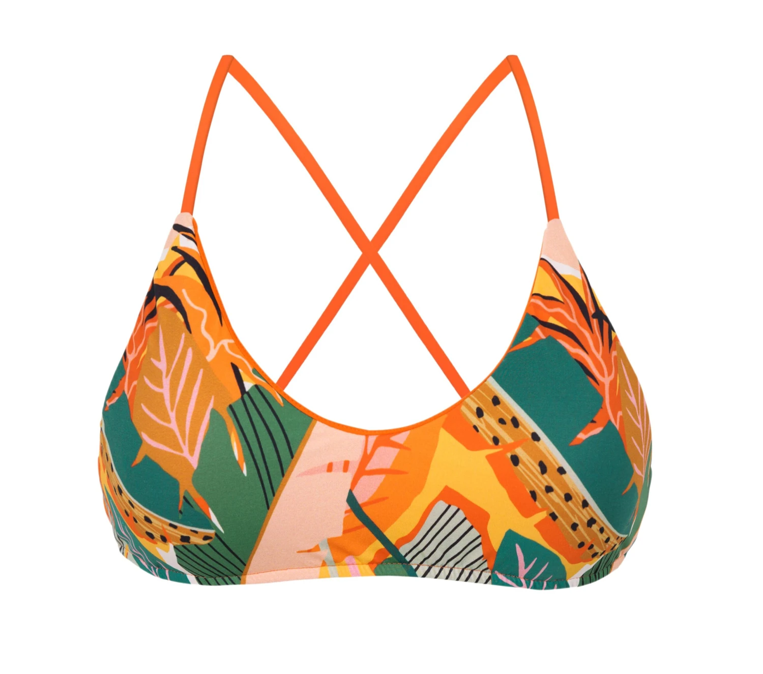 Top El-Arco Bralette-Orange 1 Top El-Arco Bralette-Orange